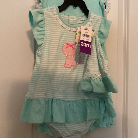 Rompers by Little Me. Set of two - Picture 2 of 3